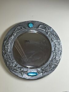New ListingArts and Crafts Pewter Wall Mirror with Ruskin Stones from Liberty & Co?