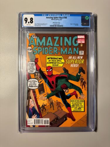 Amazing Spider-Man #700 Steve Ditko Variant Cover CGC 9.8 - Beautiiful Cover!
