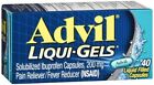ADVIL LIQUI-GELS Ibuprofen Pain Relief Caps 200mg 40 CT Exp 6/2024 FREE SHIPPING