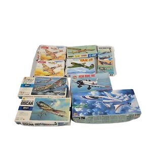 Lot Of 9 Vintage Plastic Model Plane aircraft airplane kits Airfix Tony M9