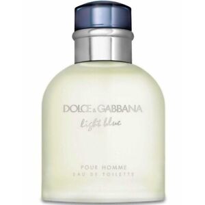 Light Blue by Dolce & Gabbana 4.2 oz EDT Cologne for Men Tester with Cap 125 ml
