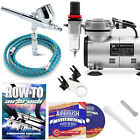 Multi-purpose Airbrush Kit with Compressor  Crafts Hobby Art