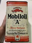 Vintage Original Rare Mobiloil A Gargoyle Pegasus Vacuum Oil 1 Gallon Oil Can