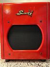 Swart AST Pro amplifier with tube fed tremolo and reverb. Rare red tolex.