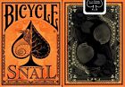 Limited Edition Snail Orange Bicycle Playing Cards Poker Size Deck