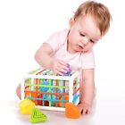 Montessori Toys for 1 Year Old,Baby Sorter Toy Colorful Cube 6 Pcs