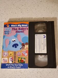 New ListingBlue's Clues - Blue's Big News - The Baby's Here! VHS 2001 By Steven Burns Rare