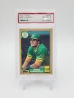 1987 TOPPS ALL-STAR ROOKIE #620 JOSE CANSECO PSA 8