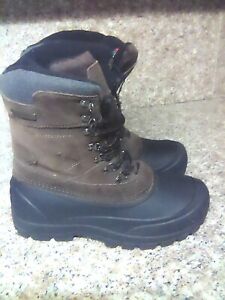 Field & Stream FS Pac Boots Sz 8 Water Resistant 3M Thinsulate 400g Brown