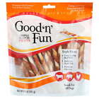 Good 'n' Fun Triple Flavor Twists Rawhide Chews for All Dogs 35 Count Protein