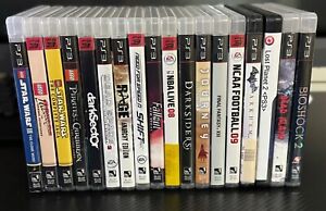 PlayStation 3 (PS3) Game Lot of 18.  Tested - You Pick!