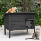 New ListingCiokea Outdoor Cat House Weatherproof, Feral Cat House with Insulated All-Rou...