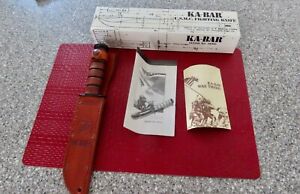 KA-BAR U.S.M.C. Fighting Knife W/Box & Paperwork  Olean, NY