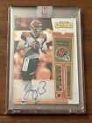 2020-21 Contenders JOE BURROW Gold JERSEY #09/10 Throwback RC Rookie Ticket Auto