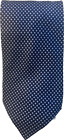 Armani Collezioni Navy Black Diamond Pattern Silk 3.5” Necktie