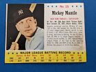 1963 JELLO #15 MICKEY MANTLE New York Yankees HOF No creases *RARE* EX Hand cut