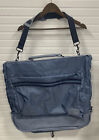 Vintage Verdi Folding Suit Garment Bag Blue 24