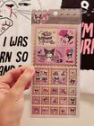 Sanrio My Melody Kuromi Bling Bling Stamps Sticker 2pcs Fast Free Shipping