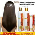 3 Set GENIVE Shampoo Conditioner & Serum Faster 7 Days Lengthen Growth Long Hair