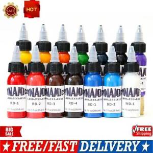 COLOR Tattoo Ink 1oz Red Pink Green White Blue Black Brown Purple Colors