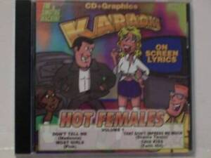 The Singing Machine: Hot Females, Vol. 1 [CD+G] [Karaoke] - Audio CD - VERY GOOD