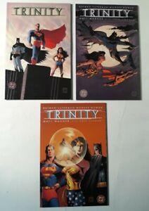 Trinity: Batman, Superman, Wonder Woman 3-Issue Prestige Series, Matt Wagner Art