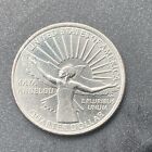 2022 D Improperly Annealed Maya Angelou Quarter Mint Error Circulated