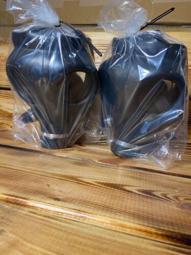 2 Israeli Sealed Protective  Gas Mask Adult Size Without Filter