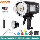 Godox AD600BM Witstro Manual All In One Outdoor Flash + Steel Light Stand Kit