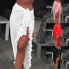 Women Dress Sarong Beach Bikini Swimwear Cover Up Long Scarf Wrap Swim Skirt