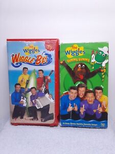 Lot of 2 The Wiggles VHS~ Yummy Yummy & Wiggle Bay