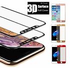 For iPhone X 7 8 Plus Xs Max XR Full Coverage Tempered Glass Screen Protector