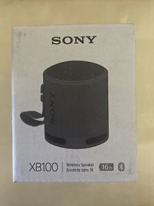 Sony SRSXB100 Black Portable Bluetooth Wireless Speaker - New