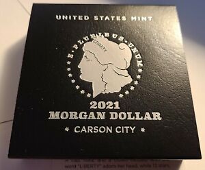 ✅2021 CC MORGAN SILVER DOLLAR WITH CC PRIVY MARK Carson City Mint
