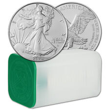 2024 American Silver Eagle 1 oz $1 1 Roll Twenty 20 BU Coins in Mint Tube
