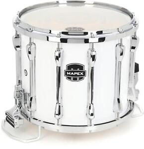 Mapex Qualifier Marching Snare Drum - 14-inch x 12-inch, Gloss White