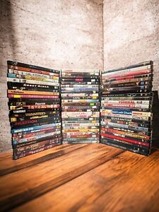 Lot of 75 DVDs - Bulk / Wholesale DVDs Lot List DVD Movies - Assorted Genres