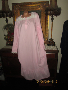 Ekouaer Victorian Nightgown Cotton Long Sleeve Vintage dress lingerie XXL NEW