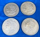 Lot of 4 Very Nice United States $1 Morgan Silver Dollars 1921 S D