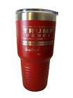 POLAR CAMEL Trump 2020 MAGA RED Tumbler W/lid 24 Oz. Insulated
