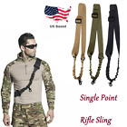 Single One Point Rifle Sling Tactical Gun Strap Adjustable Tactical Airsoft Hunt