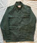 FILSON Double Mackinaw Jacket Green Cotton Size 38 Used From Japan