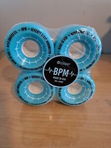 Bont BPM Roller Skate Outdoor Wheels blue Set Of 4 78A 62MM