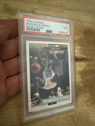 Shaquille O’neal PSA 9 MINT Rookie Card 1992 Classic Collector Card Shaq RC GIFT