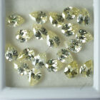 12 Pcs NATURAL Yellow Ceylon SAPPHIRE Pear 6x5 mm Loose Gemstone CERTIFIED Lot