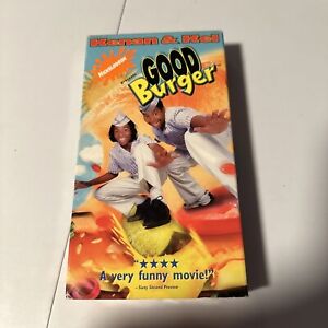 RARE Good Burger VHS Keenan and Kel Nickelodeon Orange Tape 1998 Comedy w/ Case