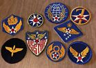 (9x) Lot Of WW2 Era AAF patches (no glow) Army Air Force