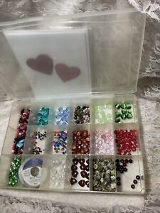 NEW BEADS for jewelry making lot ..huge selection.   Includes Swarovski Crystals