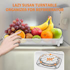 360° Turntable Lazy Susan Organizer Rack for Refrigerator Clear Fridge Organizer