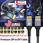 Displayport 2.0 1.4 1.2 DP Cable 16K 8K 4K Video Audio DP Male to DP Male Cord A